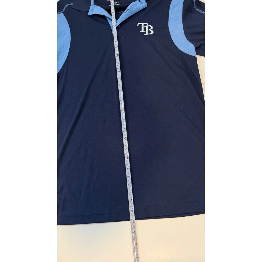MLB Genuine Merchandise Tampa Bay Rays Polo (TX3 Cool) Size Medium
